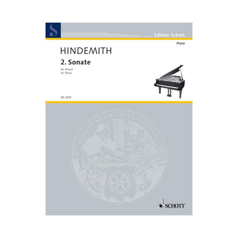 paul hindemith sonate piano n°2 partition