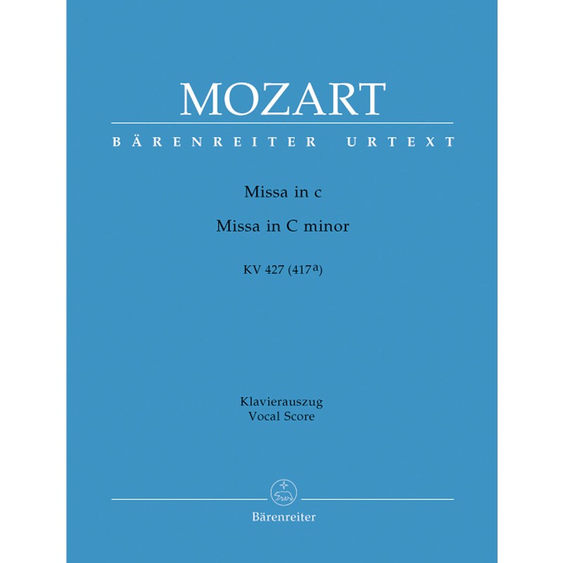 PARTITION MOZART MESSE EN UT BA4846A LE KIOSQUE A MUSIQUE AVIGNON