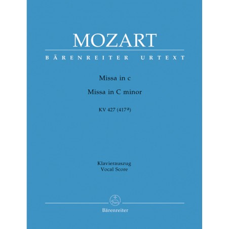 PARTITION MOZART MESSE EN UT BA4846A LE KIOSQUE A MUSIQUE AVIGNON