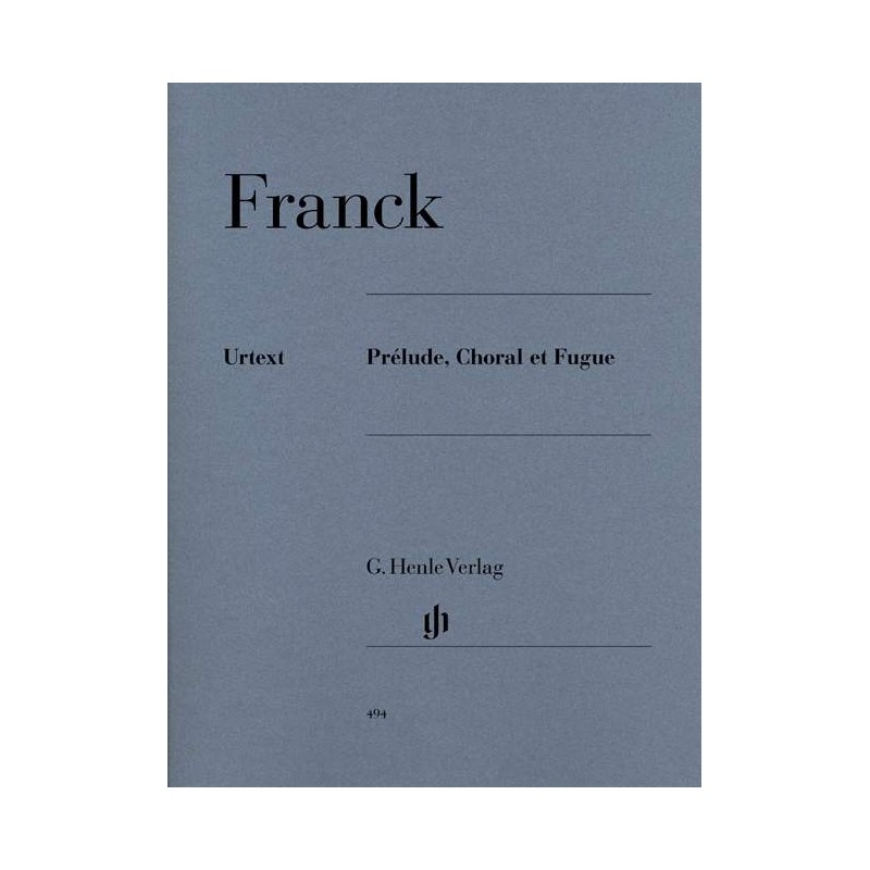 César Franck prélude choral et fugue partition