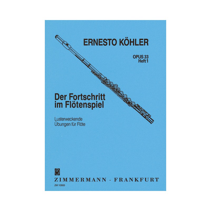 ernesto kohler etudes opus 33 n°1 partition