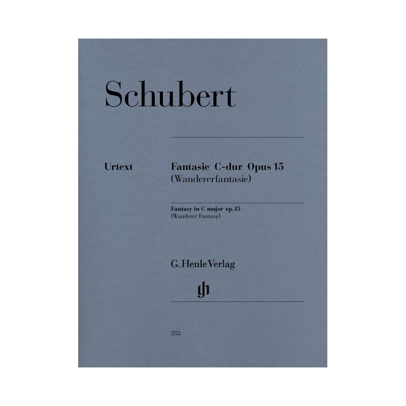 PARTITION PIANO SCHUBERT WANDERER FANTAISIE HN282 LE KIOSQUE A MUSIQUE