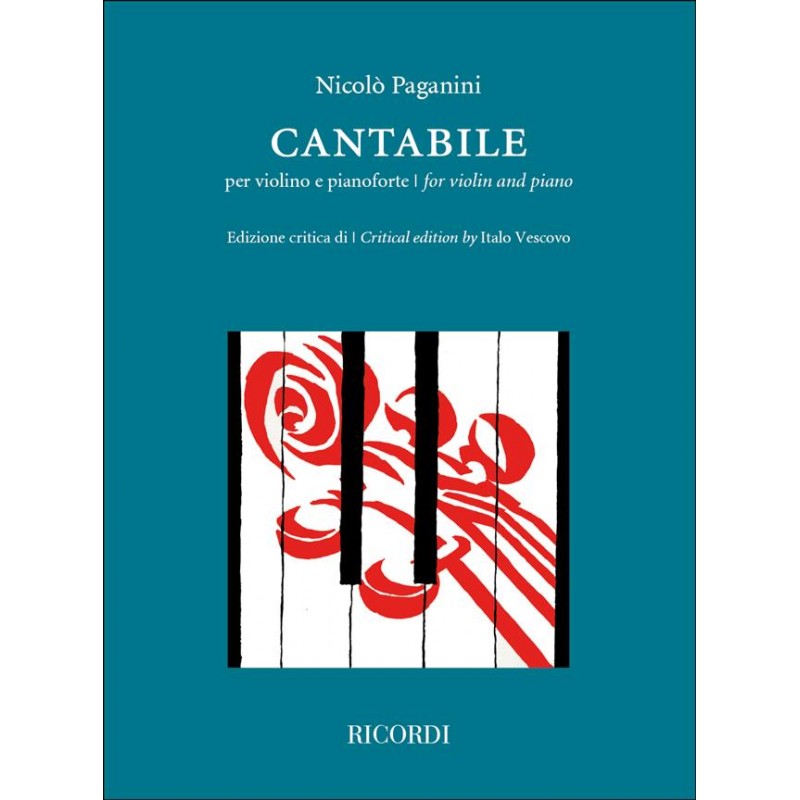 Partition violon du Cantabile de Paganini