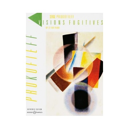 PARTITION PIANO VISIONS FUGITIVES BH101359 LE KIOSQUE A MUSIQUE