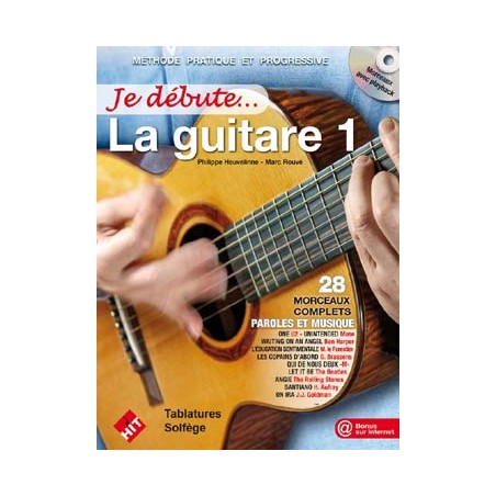 je débute la guitare partition avignon