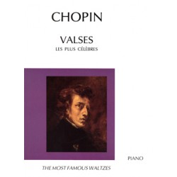 Partition piano Chopin Valses célèbres HC10 le kiosque à musique Avinon