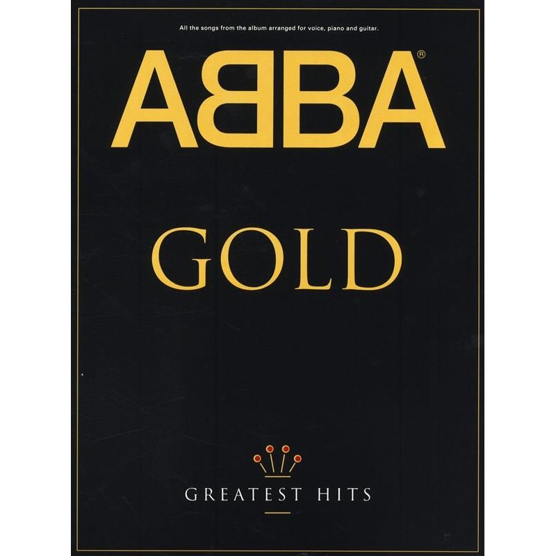 Partition ABBA GOLD chant piano guitare - Kiosque musique Avignon