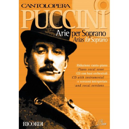 PARTITION ARIE PER SOPRANO PUCCINI CANTOLOPERA NR138727  LE KIOSQUE A MUSIQUE