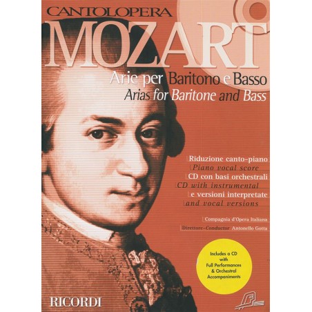 mozart arie per baritono basso partition