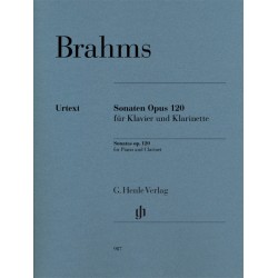 Partition Clarinette Sonates Brahms HN987 Le kiosque à musique Avingon