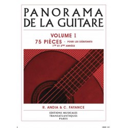 rafael andia panorama de la guitare partition avignon