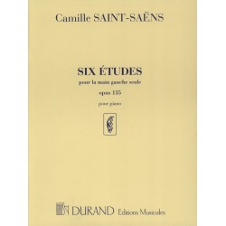 Saint-Saëns Etudes main gauche partition