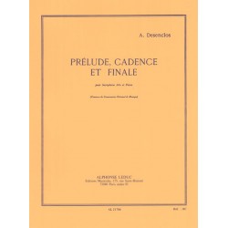 Desenclos Prélude, cadence et finale AL21706 le kiosque à musique Avignon