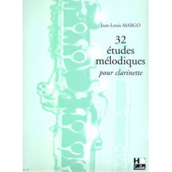 Jean-Louis Margo 32 études mélodiques HC39 le kiosque à musique