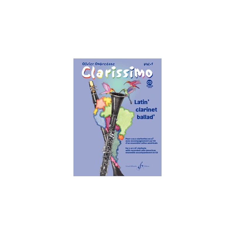 Olivier Ombredane clarissimo volume 1 partition