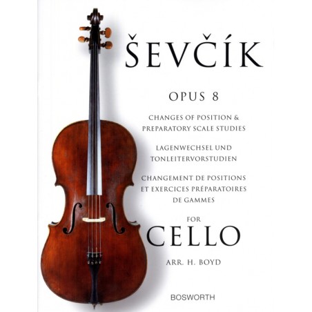 Sevcik opus 8 partition violoncelle