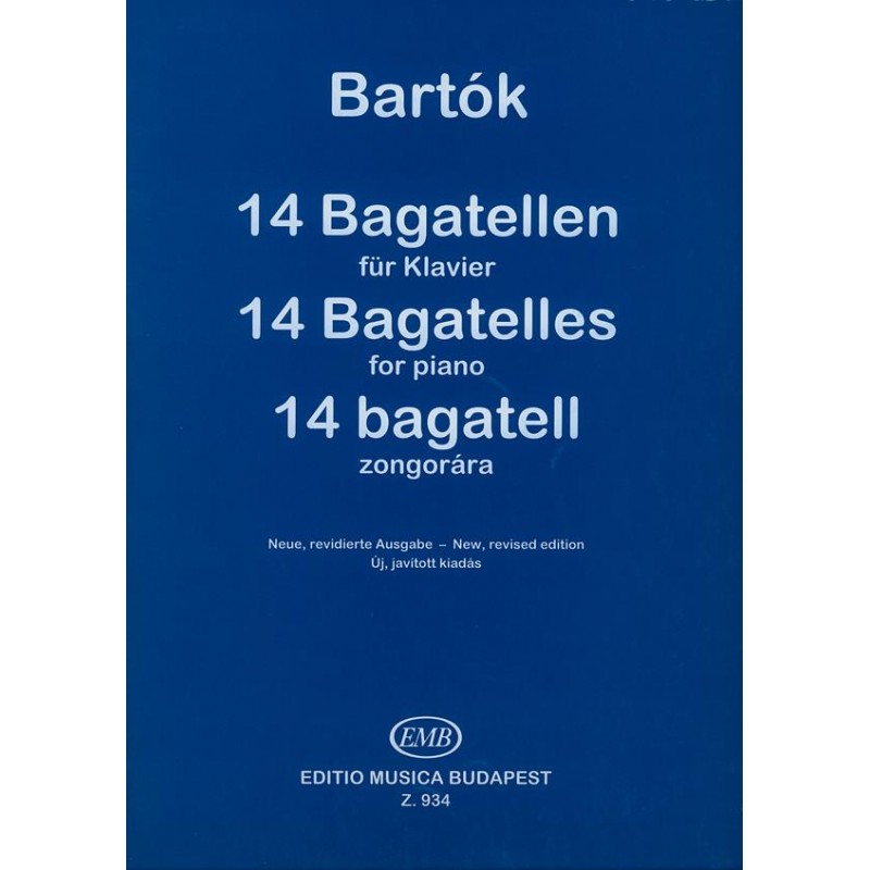 Bartok 14 bagatelles partition