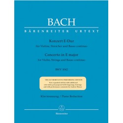 bach concerto pour violon n°2 partition