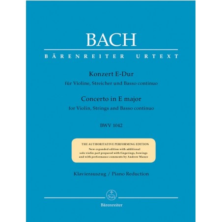 bach concerto pour violon n°2 partition