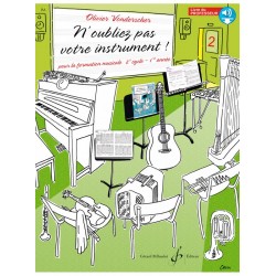 N'oubliez pas votre instrument 2 livre professeur pour la formation musicale