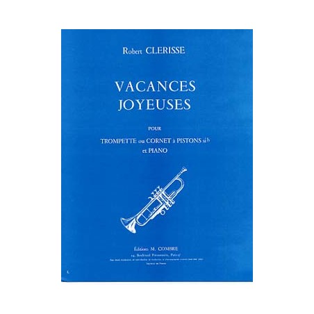 Partition CLERISSE Vacances Joyeuses - Avignon