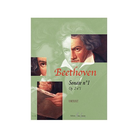 Partition piano Beethoven Sonate n°1 - Kiosque musique Avignon