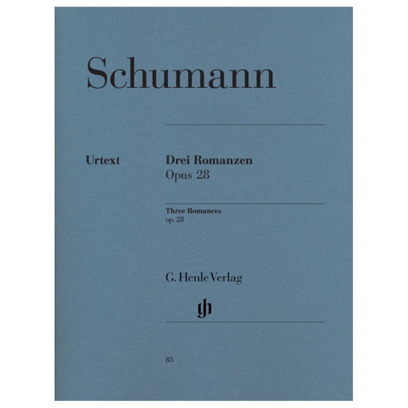 Partition piano SCHUMANN Romances Opus 28 - Urtext Henle Verlag - Kiosque musique Avignon