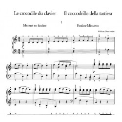 le crocodile du clavier partition piano