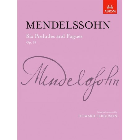 PARTITION PIANO MENDELSSOHN OPUS 5 - KIOSQUE MUSIQUE AVIGNON