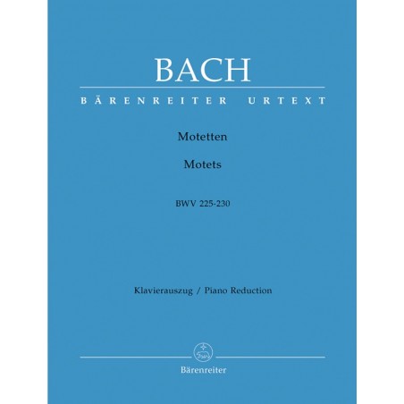 PARTITION MOTETS DE BACH - KIOSQUE MUSIQUE AVIGNON