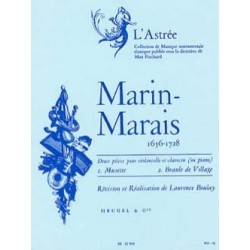 Partition violoncelle Marin Marais