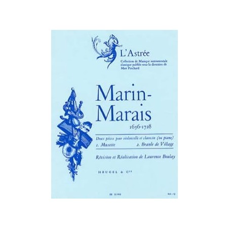 Partition violoncelle Marin Marais