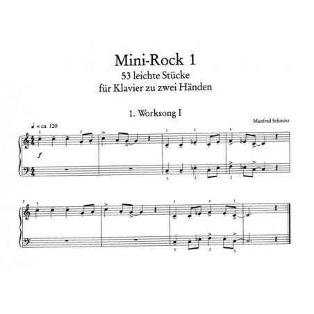 mini rock partition piano