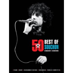 Partition Alain Souchon 50 chansons - Le kiosque à musique, librairie musicale