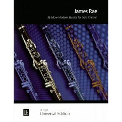 James RAE More modern studies for solo clarinet - Le kiosque à musique Avignon