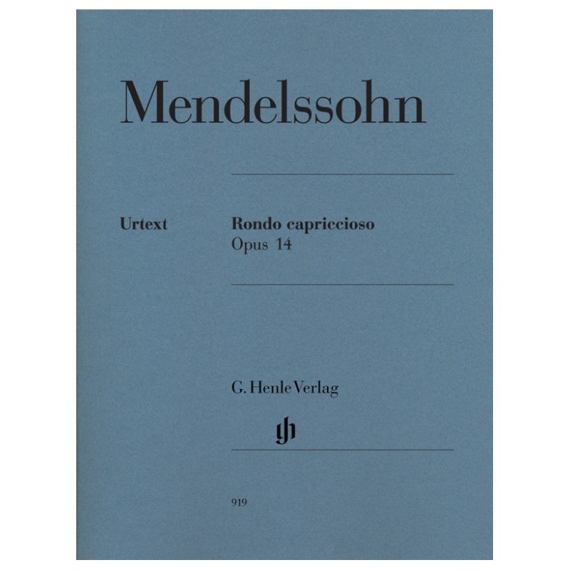 Partition Mendelssohn Rondo Capriccioso Opus 14