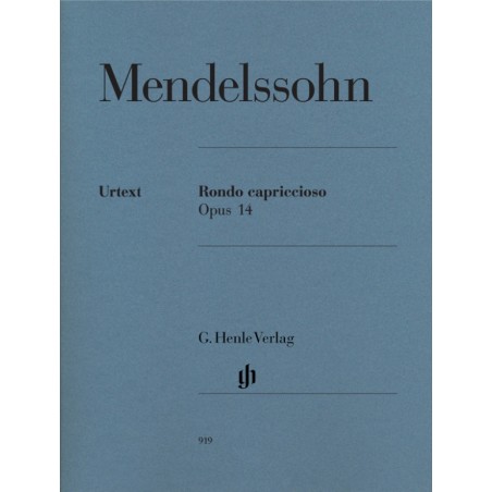 Partition Mendelssohn Rondo Capriccioso Opus 14