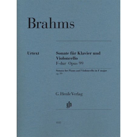 Partition BRAHMS Sonate violoncelle - Avignon Nîmes Marseille