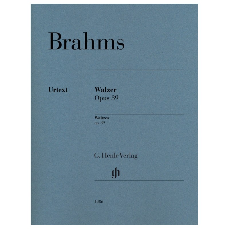 Brahms Valses Opus 39 - Partition piano