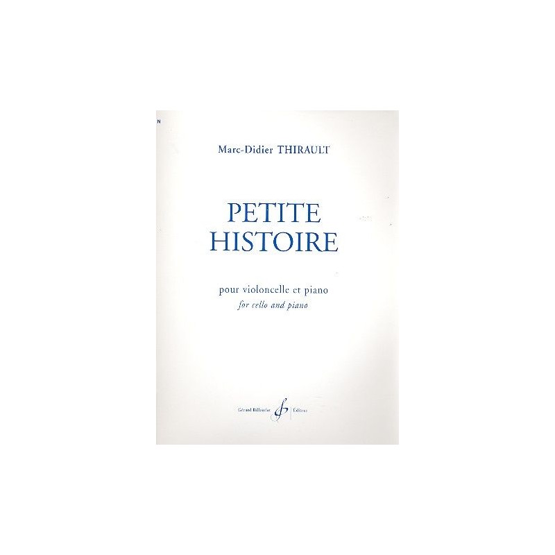 Thirault petite histoire partition violoncelle