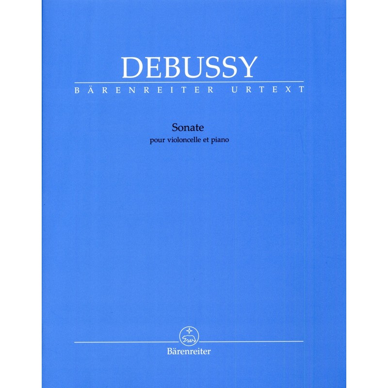 Partition DEBUSSY Sonate pour violoncelle - Avignon Nîmes Marseille