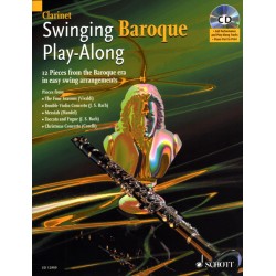 Partition clarinette 12 titres baroques arrangés swing - Swinging Baroque - Avignon Nîmes Marseille