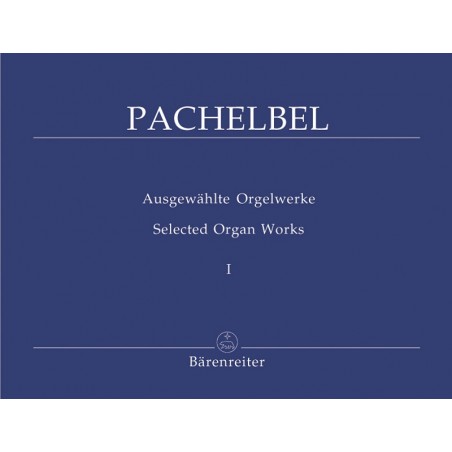 Partition pour orgue de Pachelbel