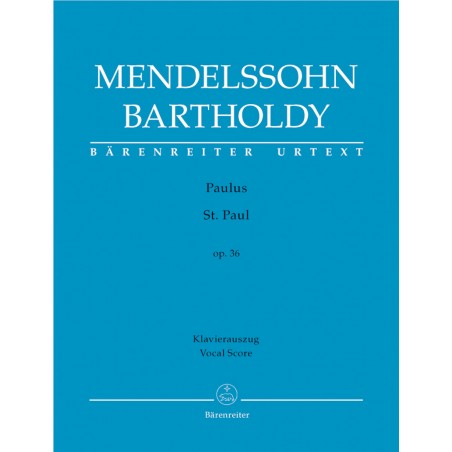 Mendelssohn Paulus partition chant