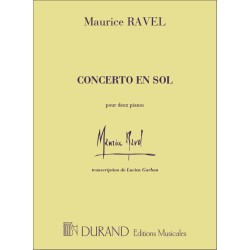 Partition du CONCERTO EN SOL de Ravel