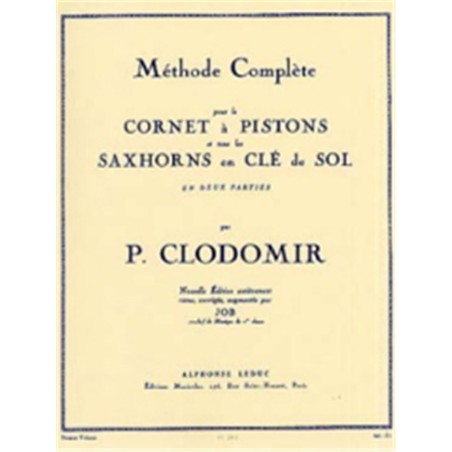 Méthode Clodomir pour cornet à pistons - Le kiosque à musique