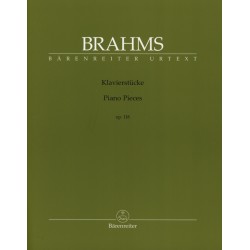 Partition Brahms Piano pieces Opus 118