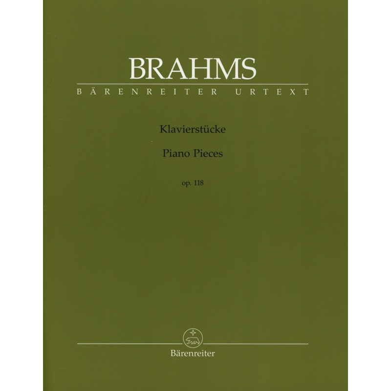 Partition Brahms Piano pieces Opus 118