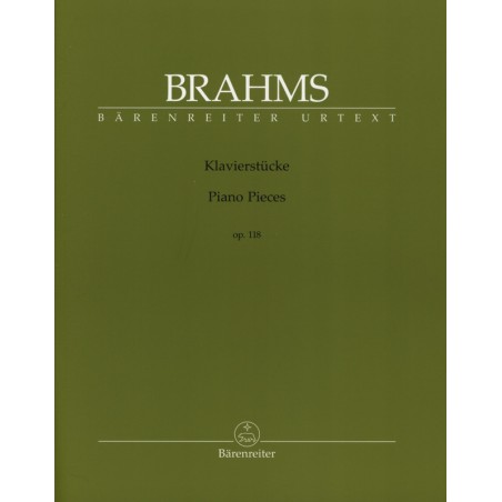 Partition Brahms Piano pieces Opus 118