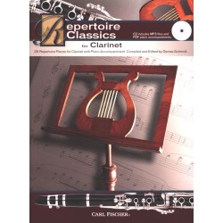 Partition REPERTOIRE CLASSICS pour clarinette